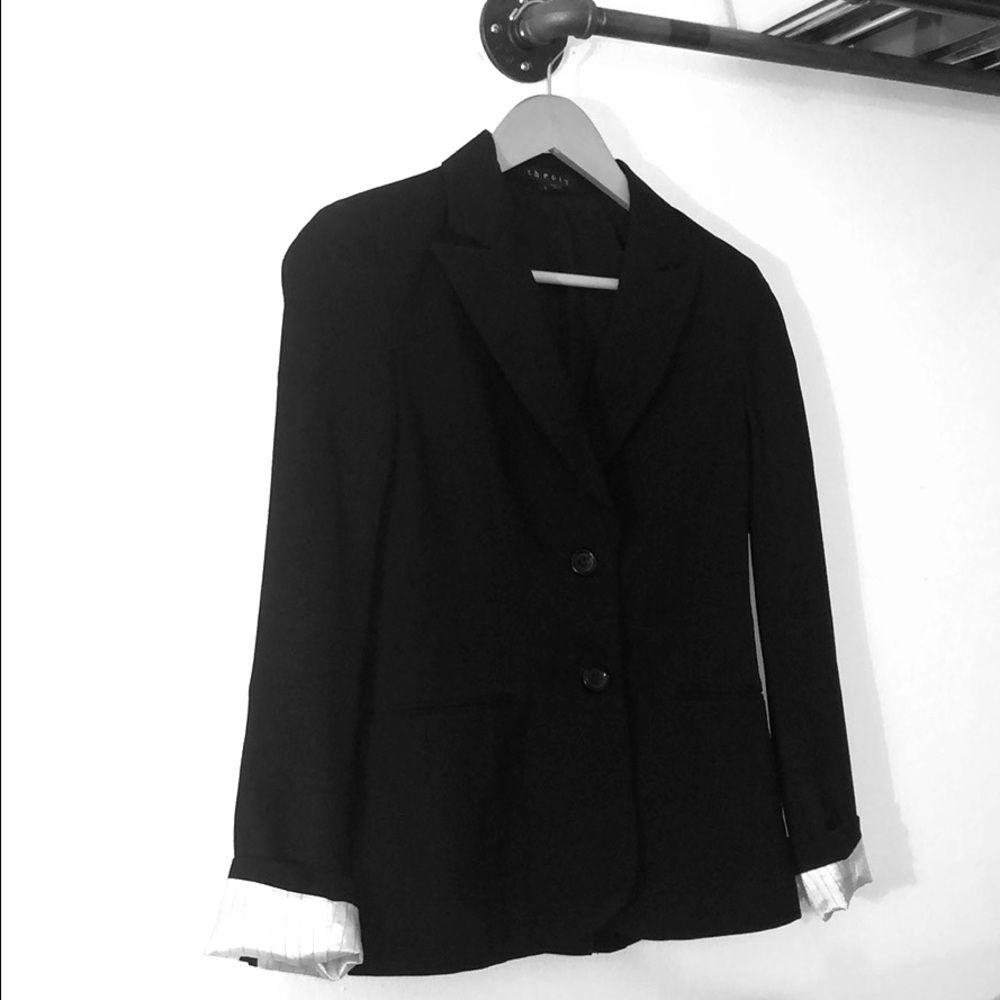 Theory black blazer